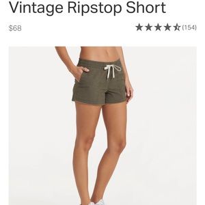Vuori Ripstop shorts in Dk. Oregano